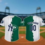 New York Yankees x New York Jets Baseball Jersey 2025