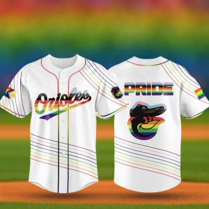Baltimore Orioles Happy Pride Month Jersey Baseball Jersey 2025