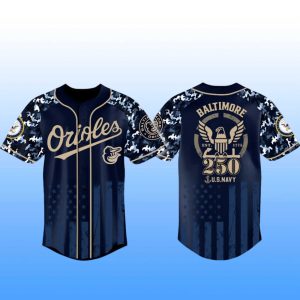 Baltimore Orioles US Navy 250th Birthday Jersey 2025