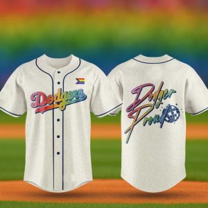 Los Angeles Dodgers LGBTQ+ Pride Night Jersey 2025