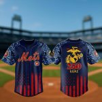 New York Mets USMC 250th Birthday Baseball Jersey 2025