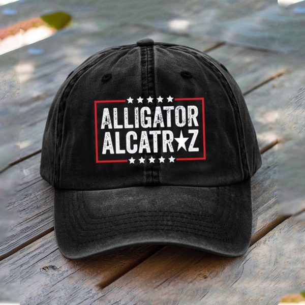 Alligator Alcatraz America Hat