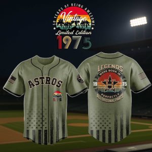 Astros 50th Soth Birthday Vintage Legends Jersey 2025 1