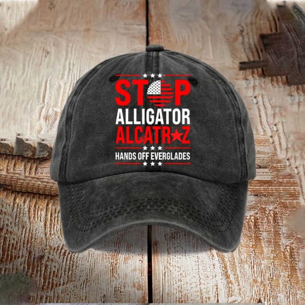 Stop Alligator Alcatraz Hands Off Everglades Hat
