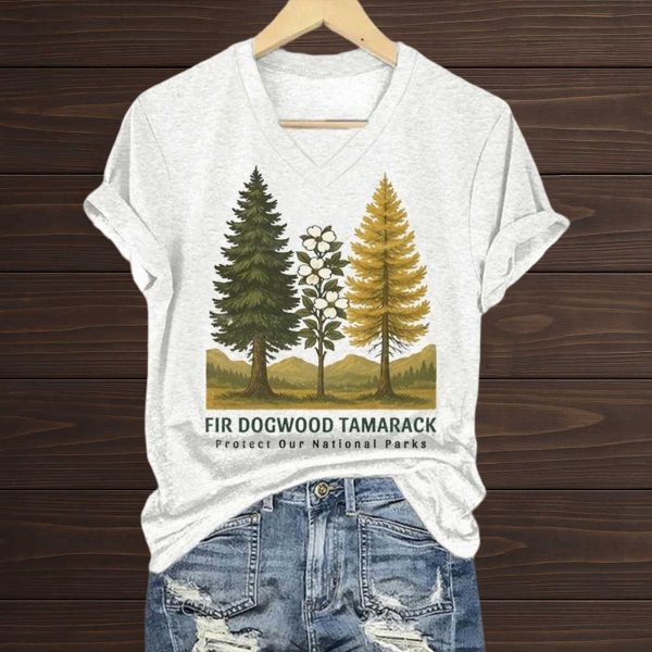 Protect Our National Parks Fir Dogwood Tamarack Shirt