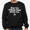 Caitlin Clark Wears Pay Us What You Owe Us Shirt