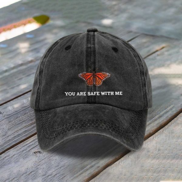 Are Safe With Me Baseball Cap