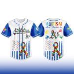 Athletics Autism Awareness Month Jersey 2025