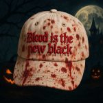 Blood Is The New Black Baseball Cap