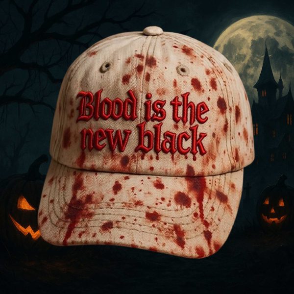 Blood Is The New Black Baseball Cap 1