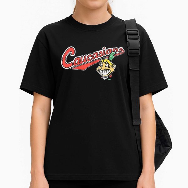 Bomani Jones Wears Caucasians Chief Wahoo Cleveland Guardians Shirt