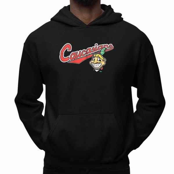 Bomani Jones Wears Caucasians Chief Wahoo Cleveland Guardians Shirt