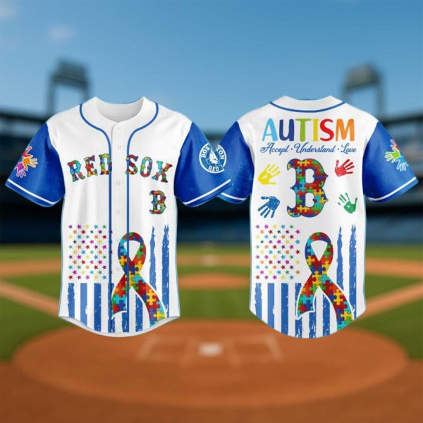 Boston Red Sox Autism Awareness Month Jersey 2025