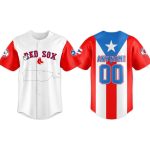 Boston Red Sox Puerto Rican Heritage Baseball Jersey 2025