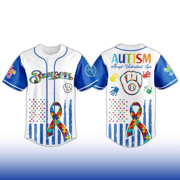 Brewers Autism Awareness Month Jersey 2025 1