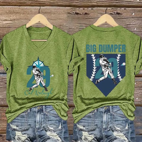 Cal Raleigh The Big Dumper V Neck T Shirt