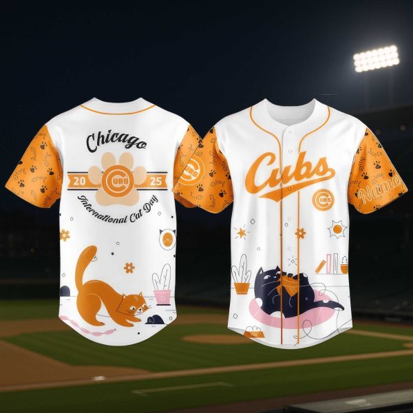 Chicago Cubs International Cat Day Jersey 2025
