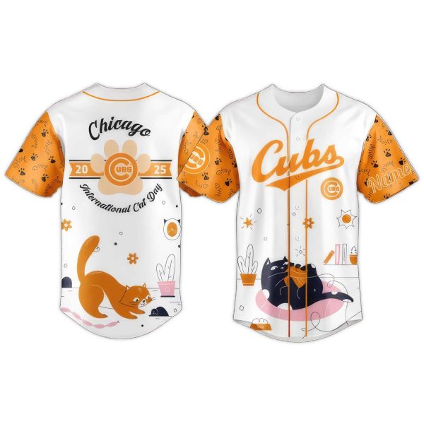 Chicago Cubs International Cat Day Jersey 2025