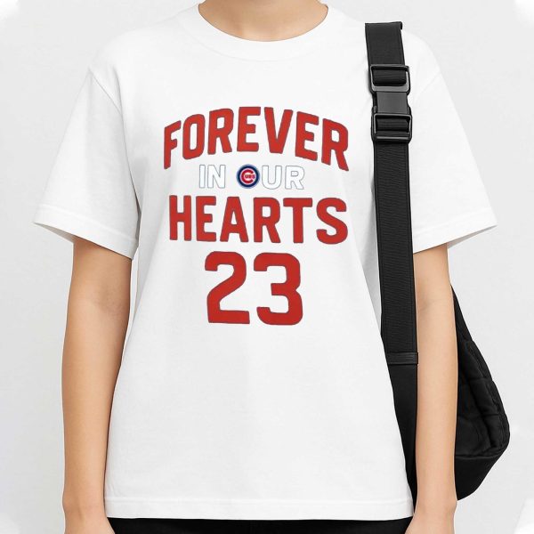 Chicago Cubs Ryne Sandberg Forever 23 In Our Hearts Shirt