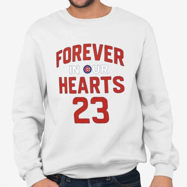 Chicago Cubs Ryne Sandberg Forever 23 In Our Hearts Shirt