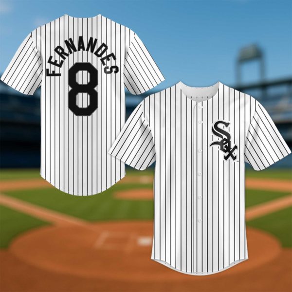 Chicago White Sox Bruno Fernandes Baseball jersey 2025 3