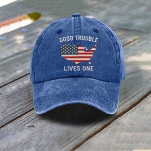 Good Trouble Lives On Baseball Cap 2