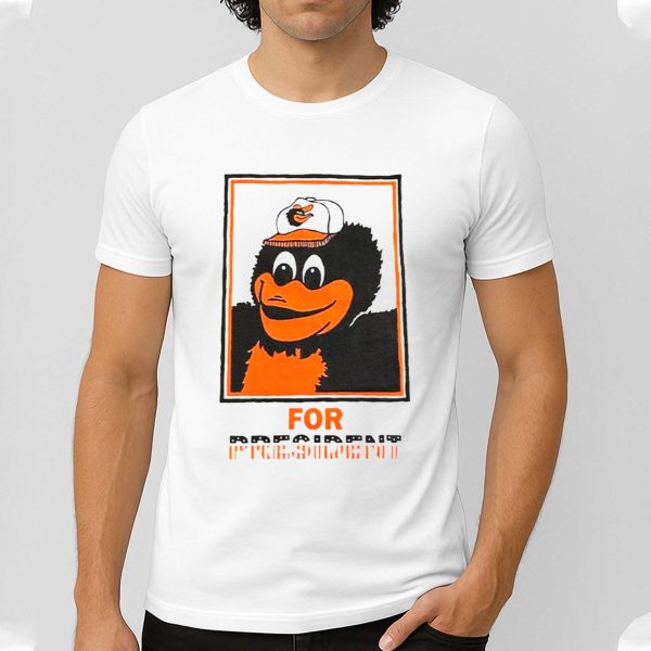 Dan Deacon Wears The Oriole Bird For President Shirt