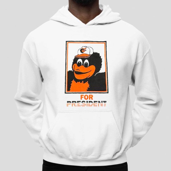 Dan Deacon Wears The Oriole Bird For President Shirt