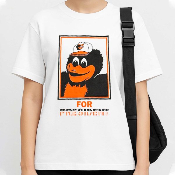 Dan Deacon Wears The Oriole Bird For President Shirt