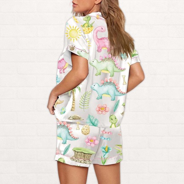 Dinosaurs Pajama Set For Women 2