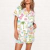 Dinosaurs Pajama Set For Women 3