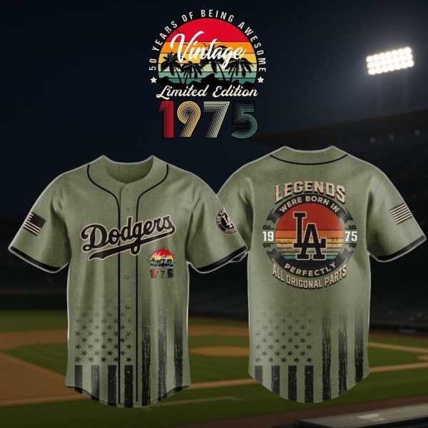 Dodgers 50th Soth Birthday Vintage Legends Jersey 2025 2