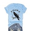 F Caw F Crow Black Shirt