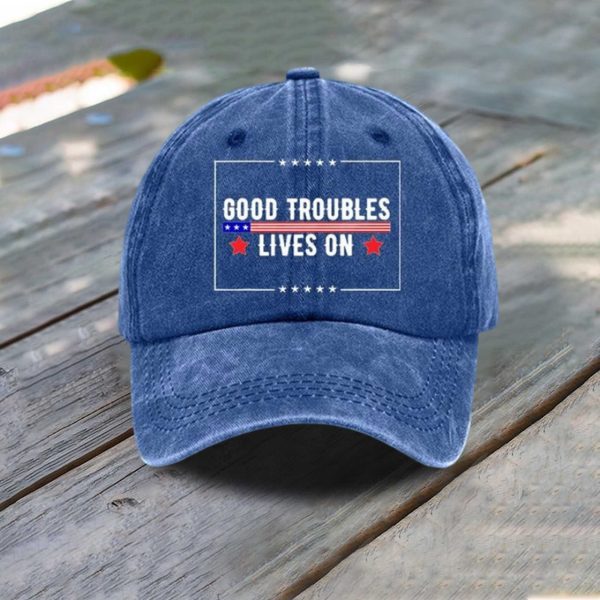 FDT Good Trouble Lives On Printed Hat 3