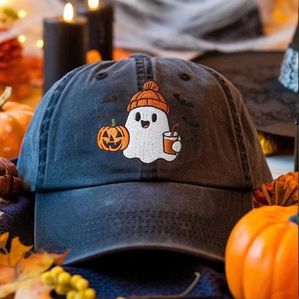 Fall Season Ghost Halloween Hat 4
