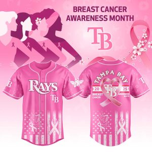 Rays Breast Cancer Awareness Month Jersey 2025