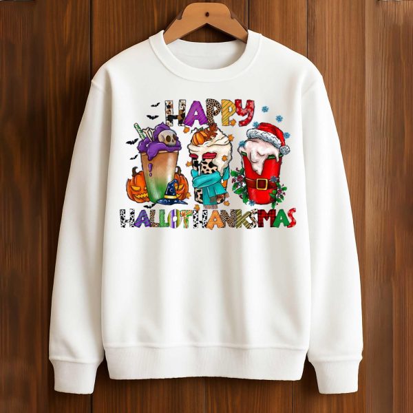 Happy Hallothanksmas Coffee Delights Shirt