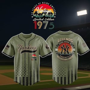 New York Yankees 50th Soth Birthday Vintage Legends Jersey 2025 1
