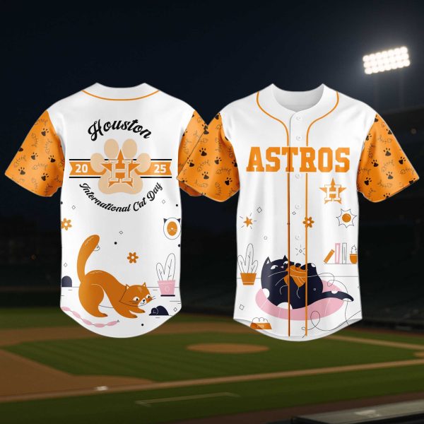 Houston Astros International Cat Day Jersey 2025 1