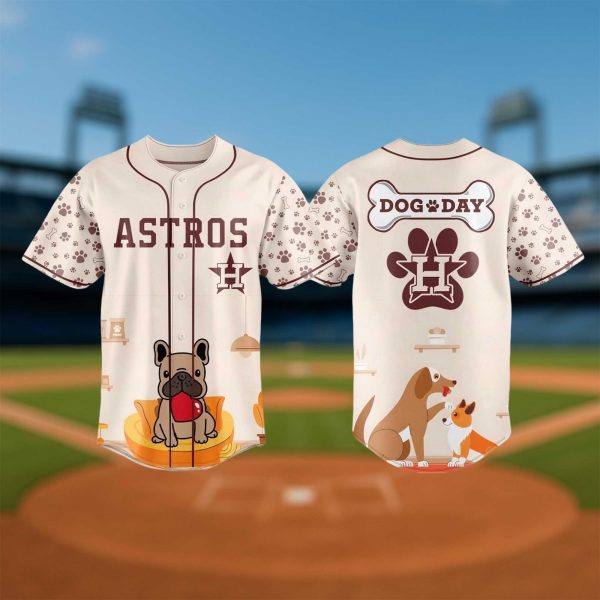 Houston Astros International Dog Day Jersey 2025 1