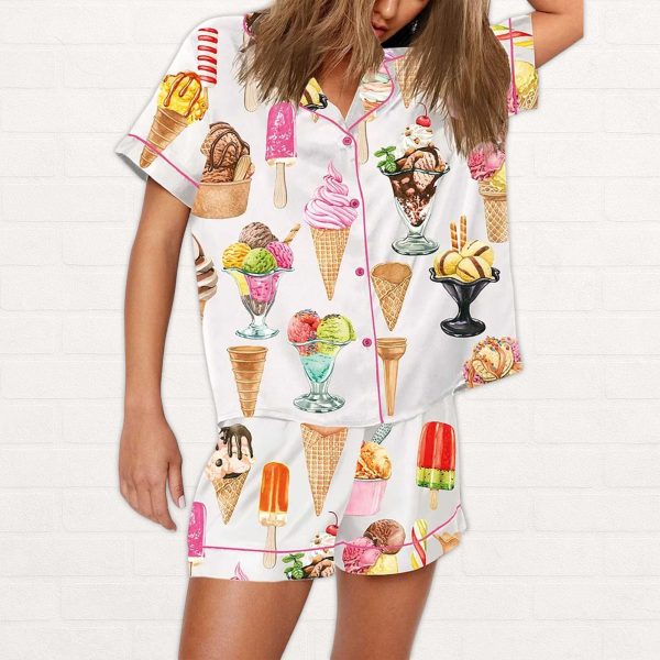 Ice Cream Pajama Set For Women 1