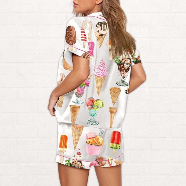 Ice Cream Pajama Set For Women 3