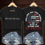 Imagine All The People Living Life In Peace Resist Shirt