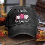 In October We Wear Pink Autumn Pink Pumpkin Hat