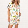 Italian Vacation Silky Satin Pajama Set 3