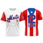 New York Mets Puerto Rico Heritage Baseball T-shirt 2025