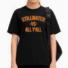 Joe Girardi Wears Stillwater vs All Yall Shirt