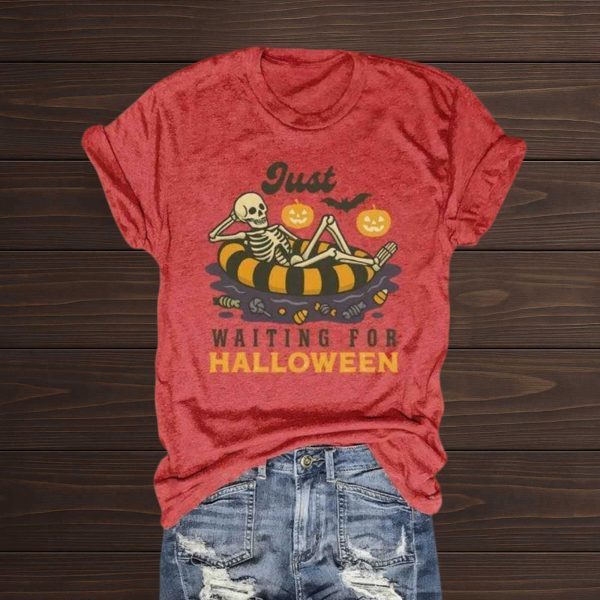 Just Waiting For Halloween Shirt