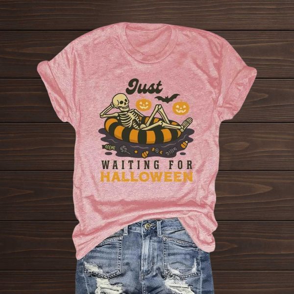 Just Waiting For Halloween Shirt