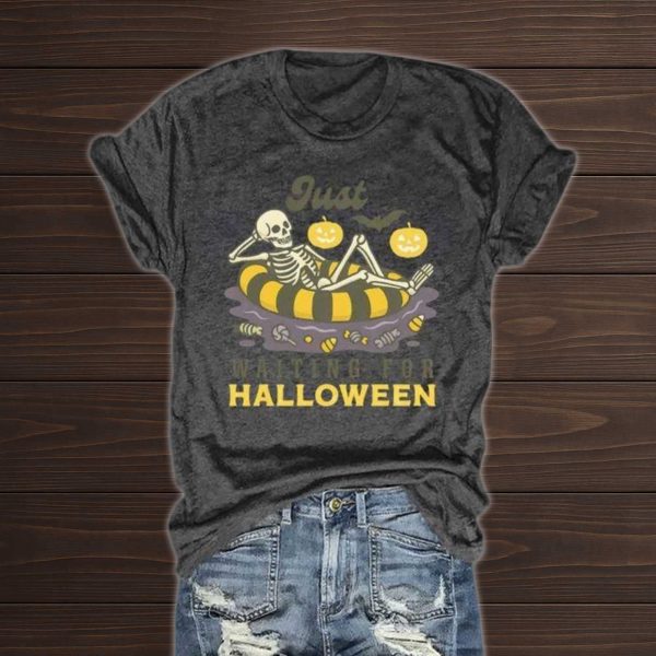 Just Waiting For Halloween Shirt